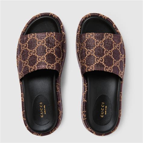 gucci slide in shoes|gucci slides outlet.